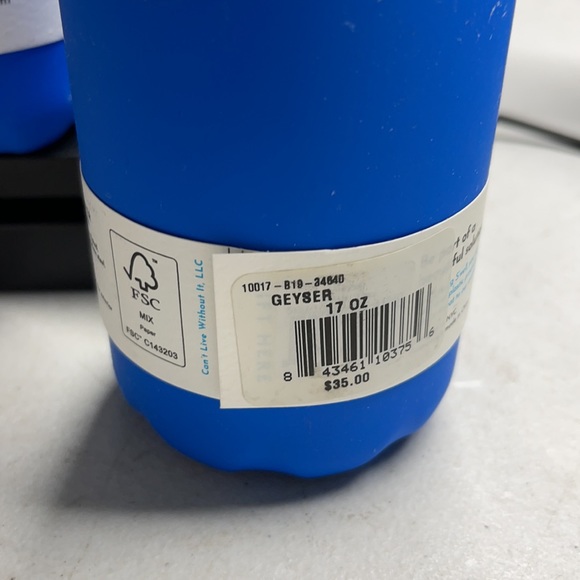 S'well Soft Touch Sport Geyser Water Bottle BLUE - Picture 5 of 6